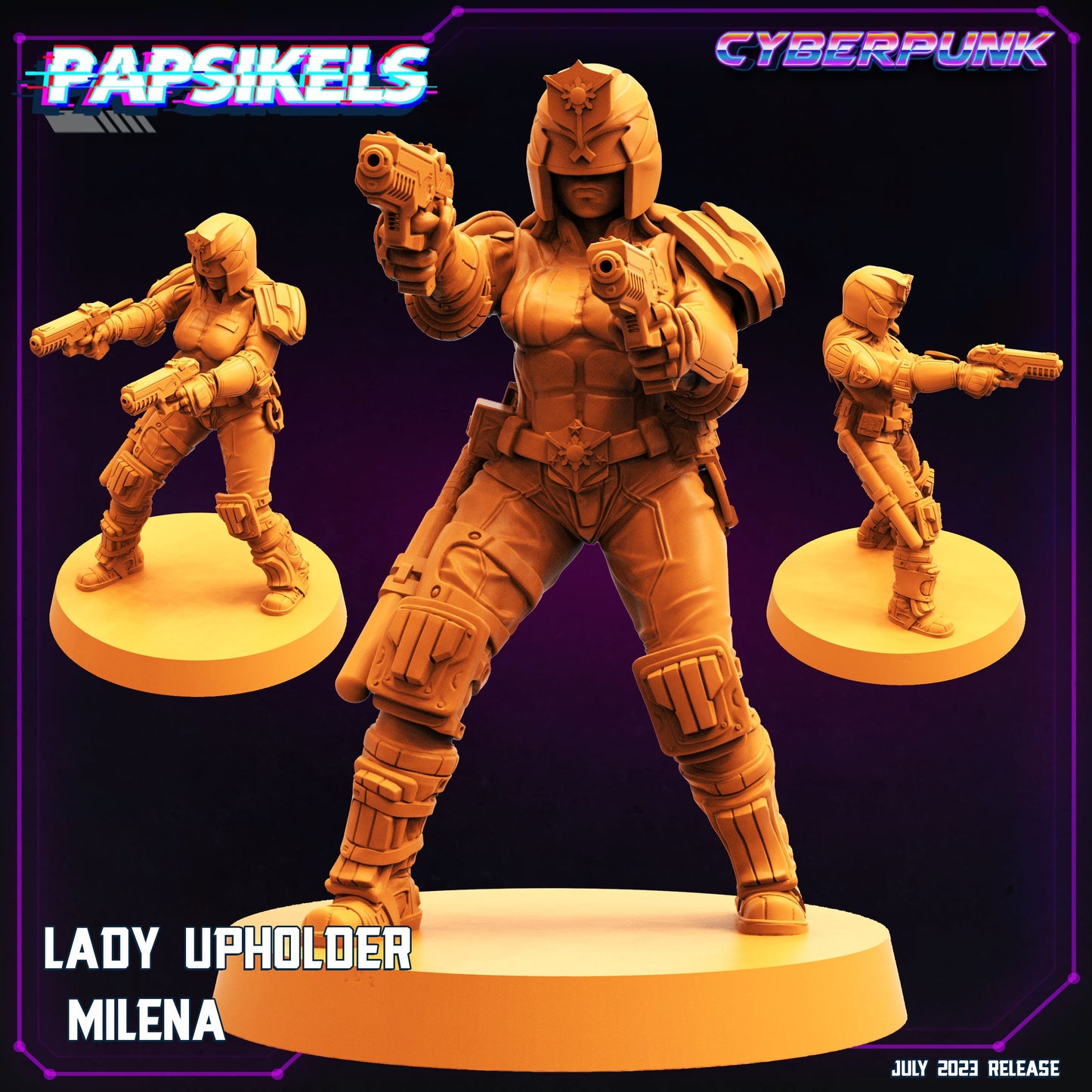 Milena - Resin Miniature - Tabletop miniature - Fantasy Miniature - 32mm - D&D - Sci-fi Miniature - Papsikel