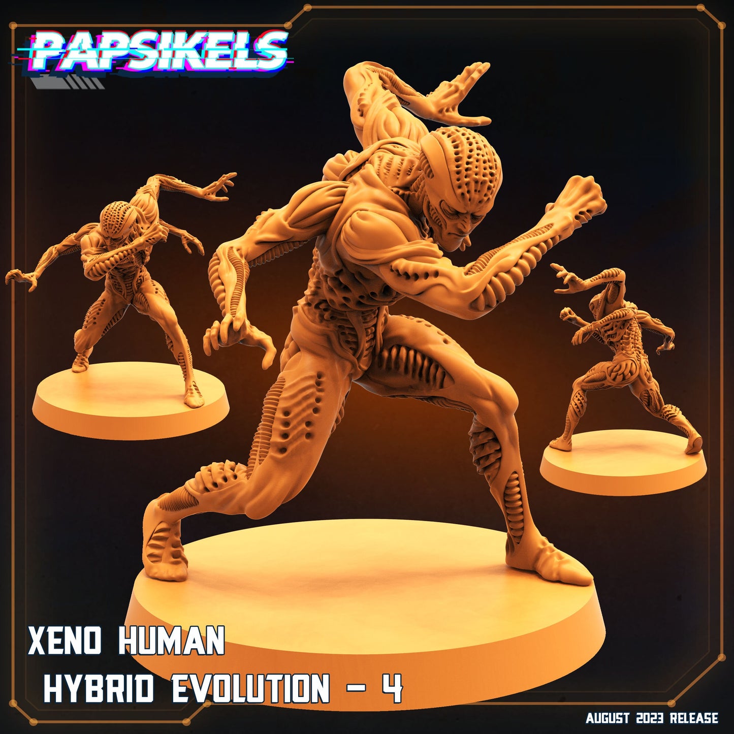 Hybrid Evolution - Resin Miniature - Tabletop miniature - Fantasy Miniature - 32mm - D&D - Sci-fi Miniature - Papsikel