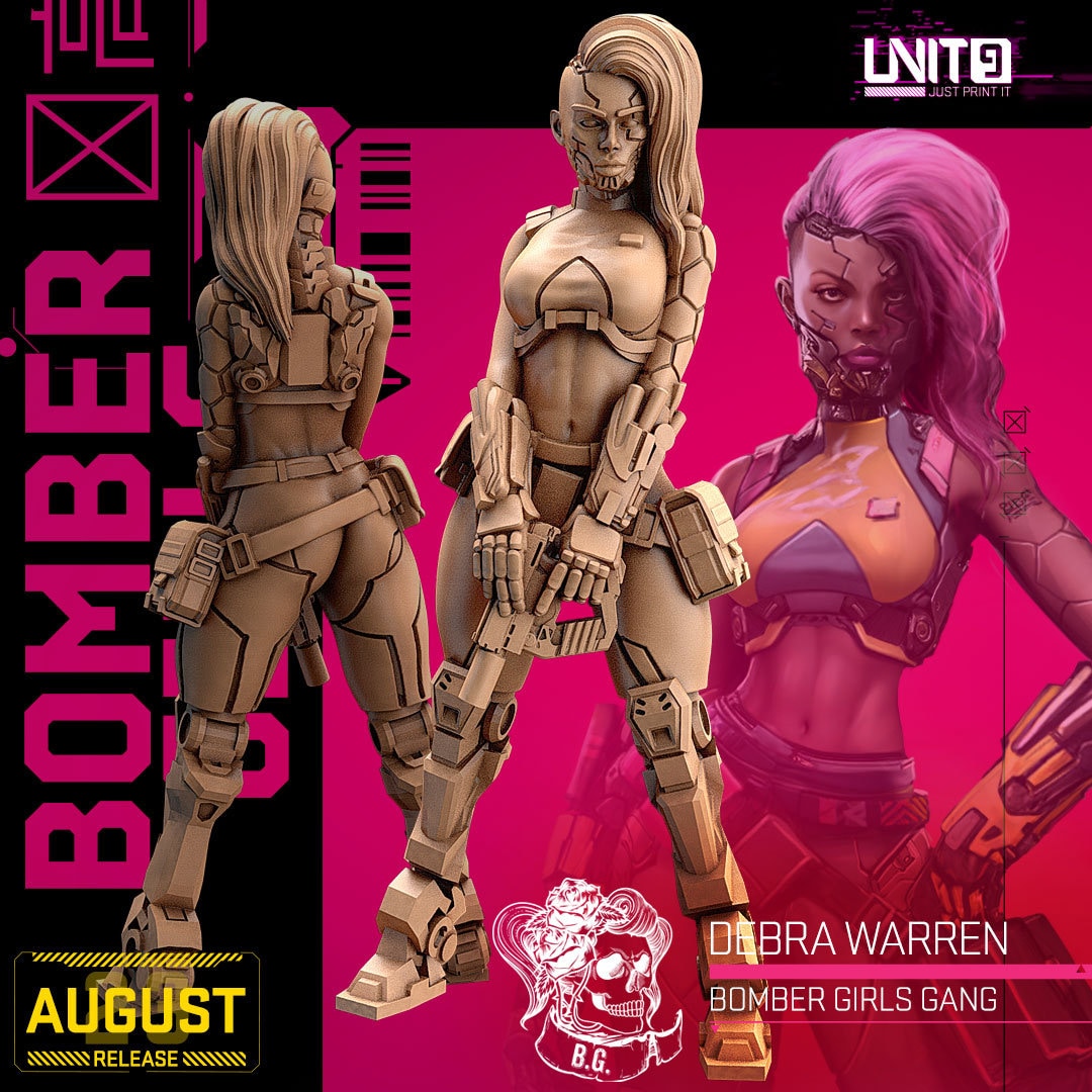 Debra - Tabletop miniature - Fantasy - 32mm - D&D Resin Miniature