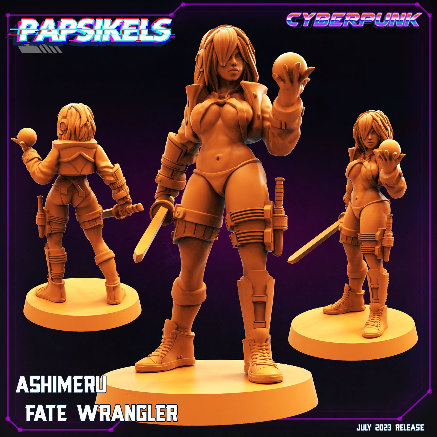Wrangler - Resin Miniature - Tabletop miniature - Fantasy Miniature - 32mm - D&D - Sci-fi Miniature - Papsikel
