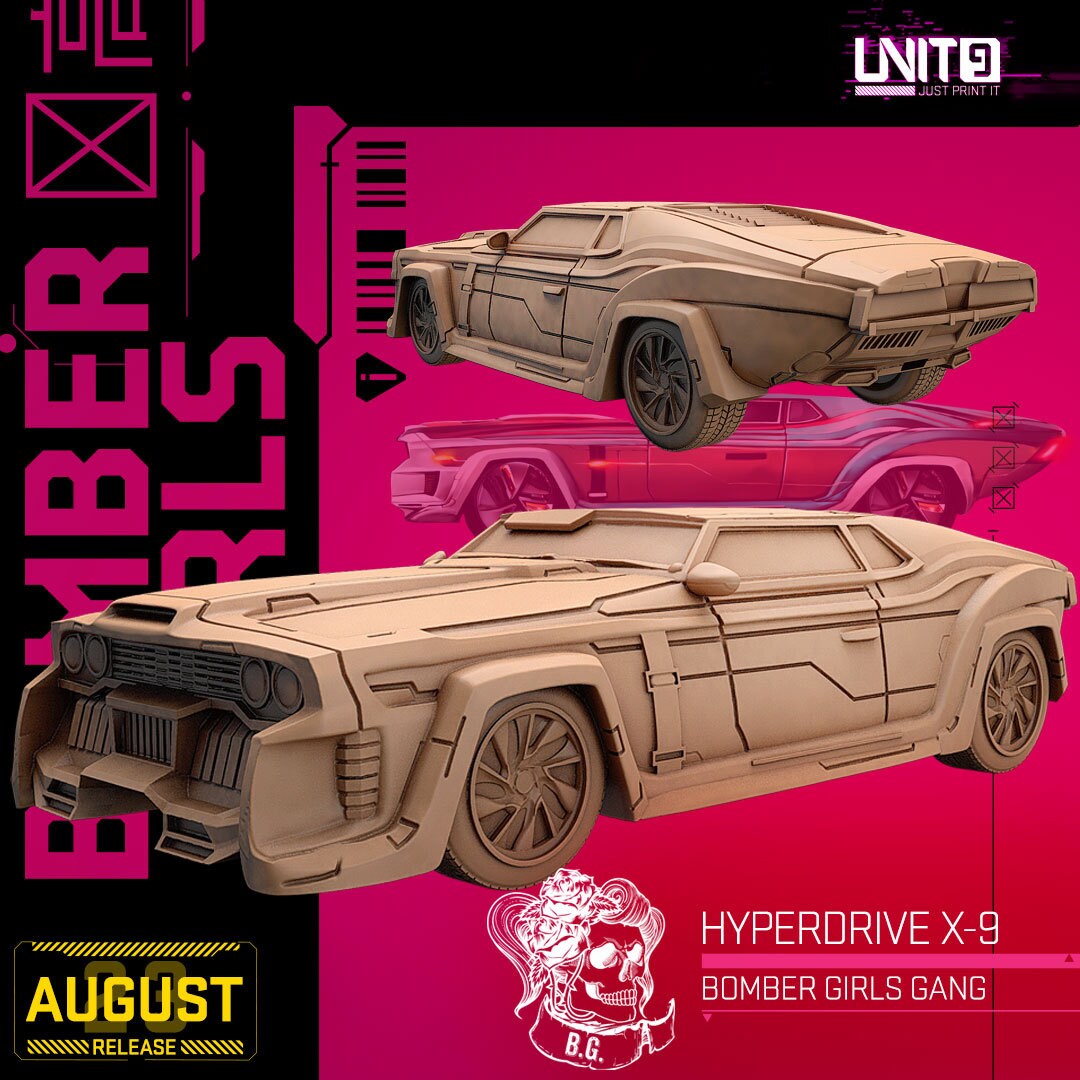 Hyper Drive - Tabletop miniature - Fantasy - 32mm - D&D Resin Miniature