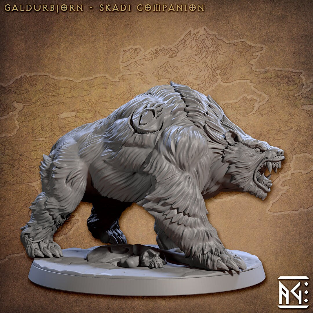 Galdurbjorn - Tabletop miniature - Fantasy - 32mm - D&D Resin Miniature - Artisan Guild