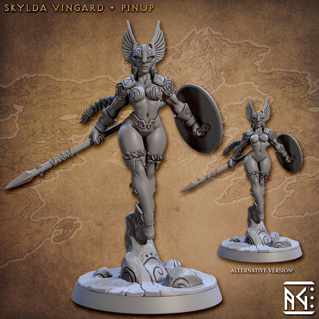 SQ Pinup - Tabletop miniature - Fantasy - 32mm - D&D Resin Miniature - Artisan Guild