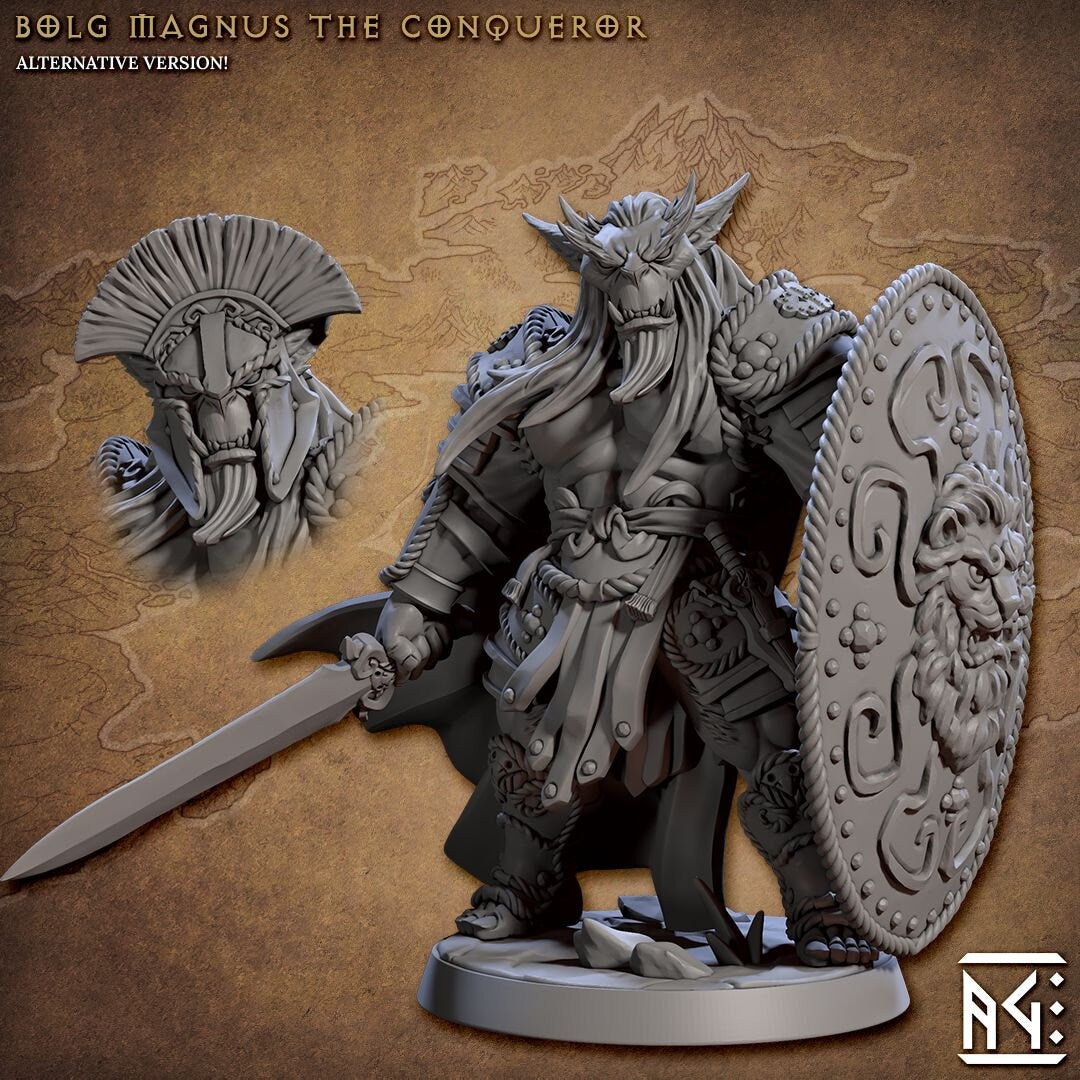 Bolg - Tabletop miniature - Fantasy - 32mm - D&D Resin Miniature - Artisan Guild