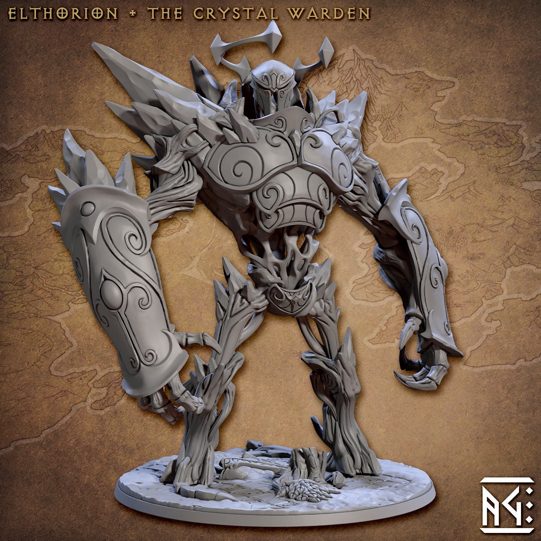 Elthorion - 3D Printed Miniature - Fantasy Miniature -Tabletop Miniature - Tabletop Miniature - D&D - Artisan Guild