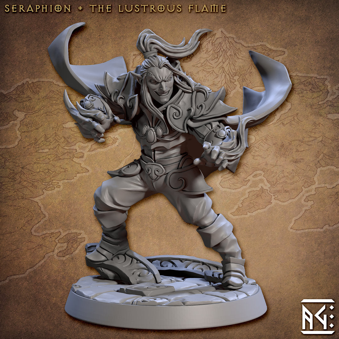 Seraphion - 3D Printed Miniature - Fantasy Miniature -Tabletop Miniature - Tabletop Miniature - D&D - Artisan Guild