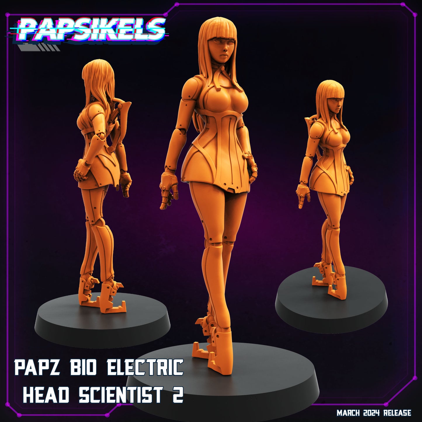 Advance Papsinoid - Resin Miniature - Tabletop miniature - Fantasy Miniature - 32mm - D&D - Sci-fi Miniature- Papsikel