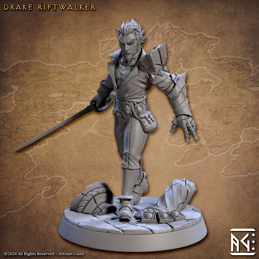 Drake - 3D Printed Miniature - Fantasy Miniature -Tabletop Miniature - Tabletop Miniature - D&D - Artisan Guild