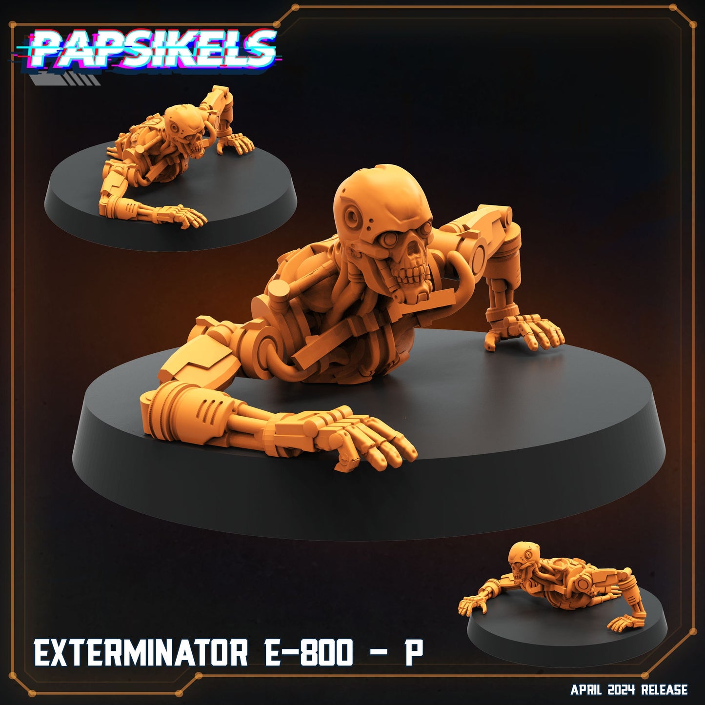 Exterminator - Resin Miniature - Tabletop miniature - Fantasy Miniature - 32mm - D&D - Sci-fi Miniature - Papsikel