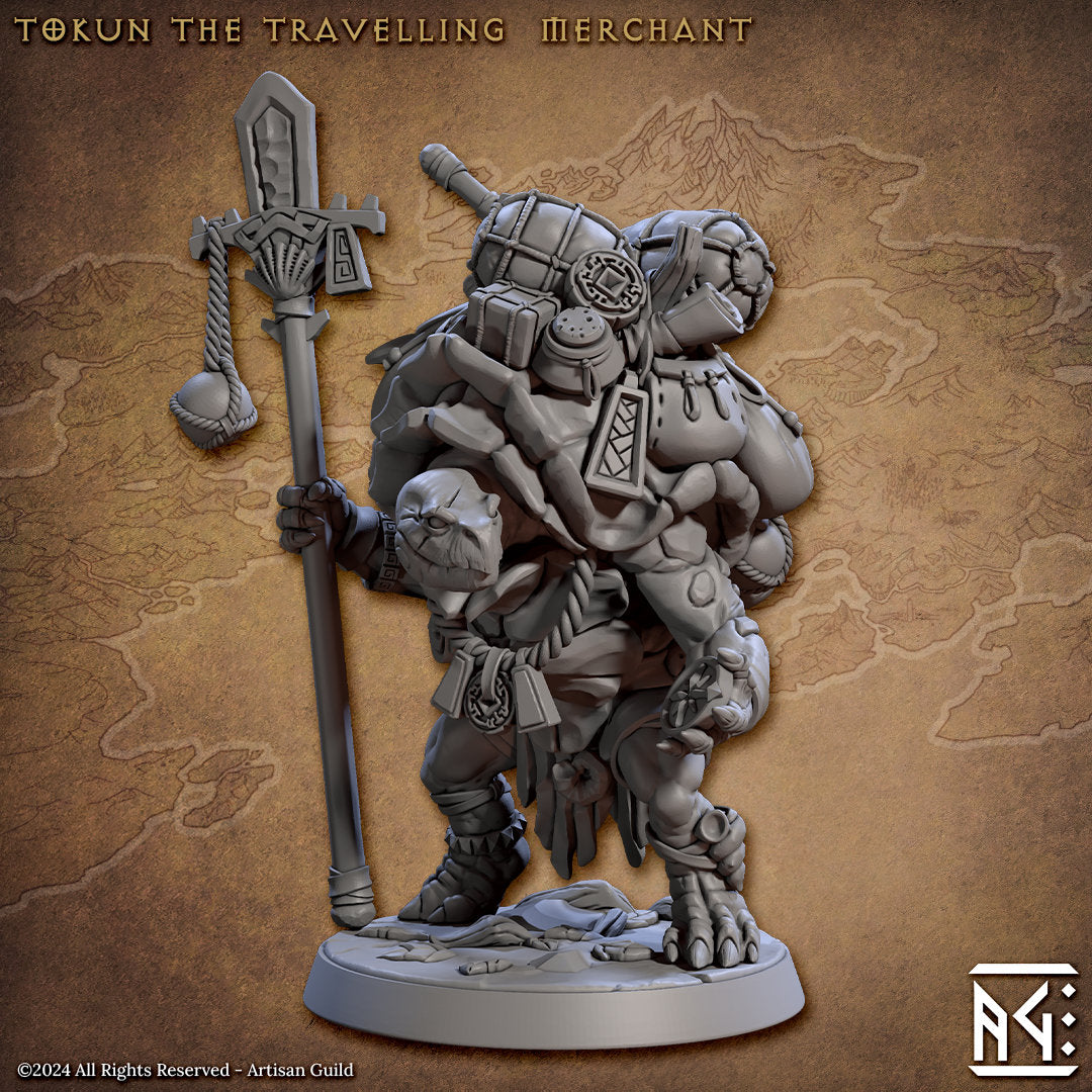 Tokun - 3D Printed Miniature - Fantasy Miniature -Tabletop Miniature - Tabletop Miniature - D&D - Artisan Guild