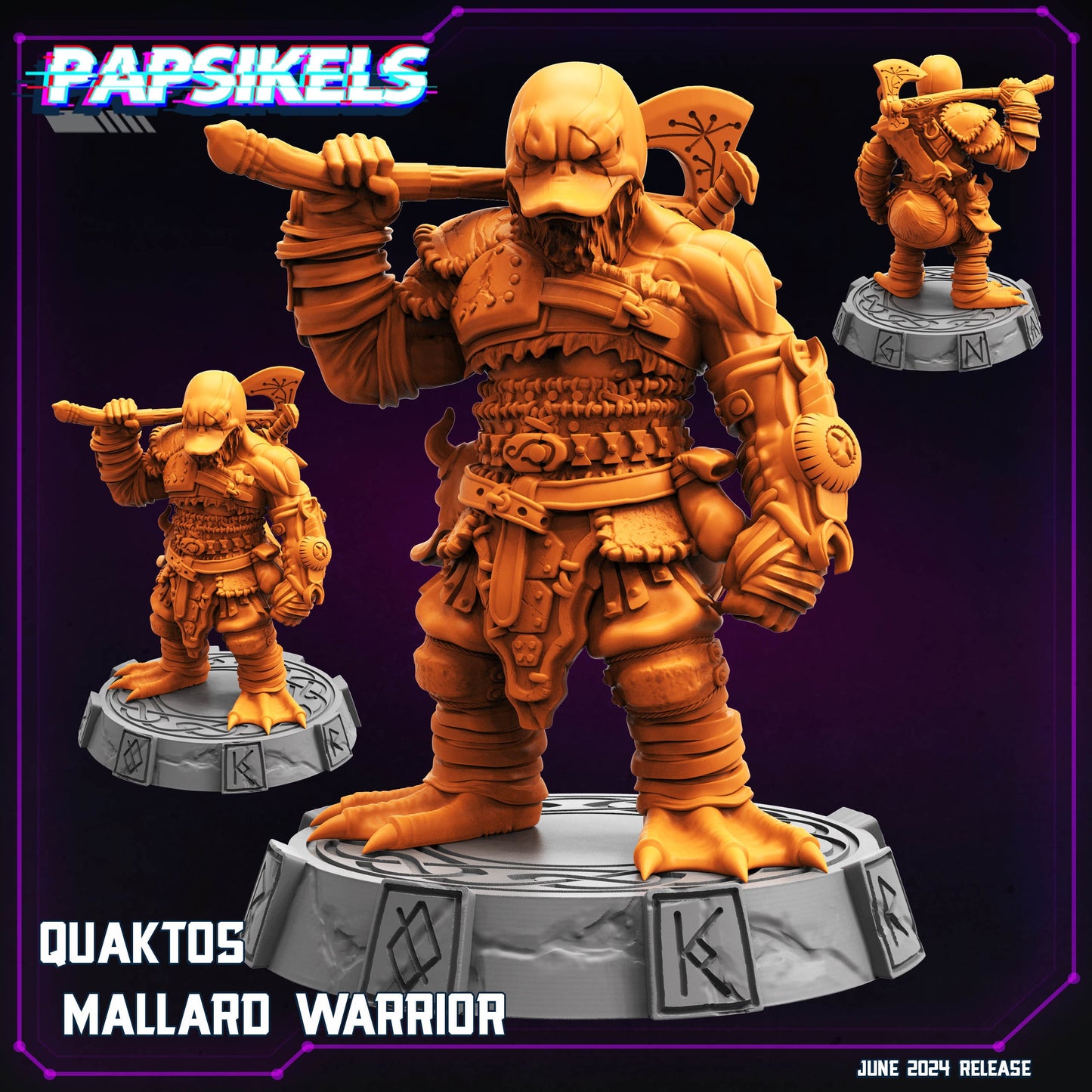 Quaktos - Resin Miniature - Tabletop miniature - Fantasy Miniature - 32mm - D&D - Sci-fi Miniature - Papsikel