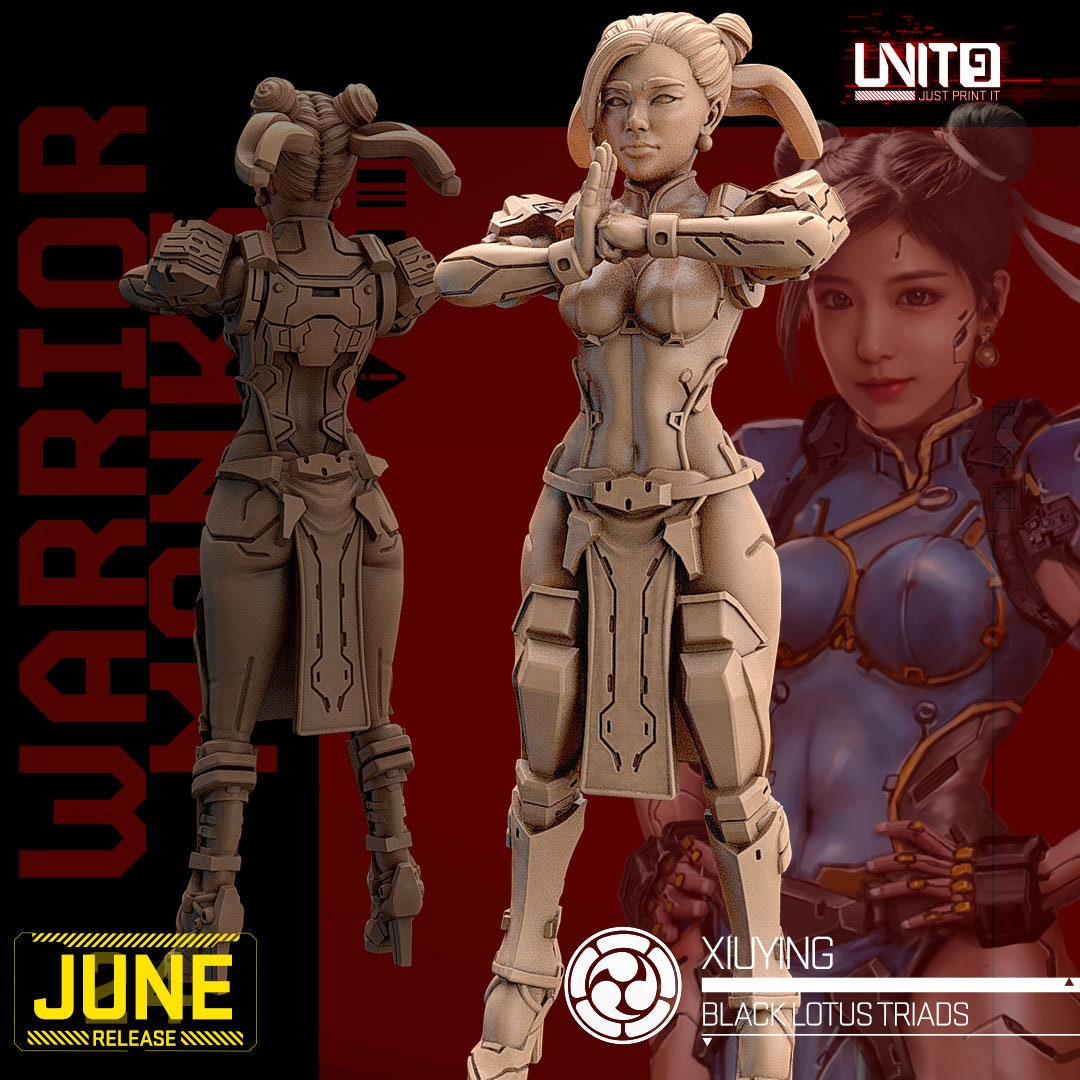 Xiu Ying - Tabletop miniature - Fantasy - 32mm - D&D Resin Miniature