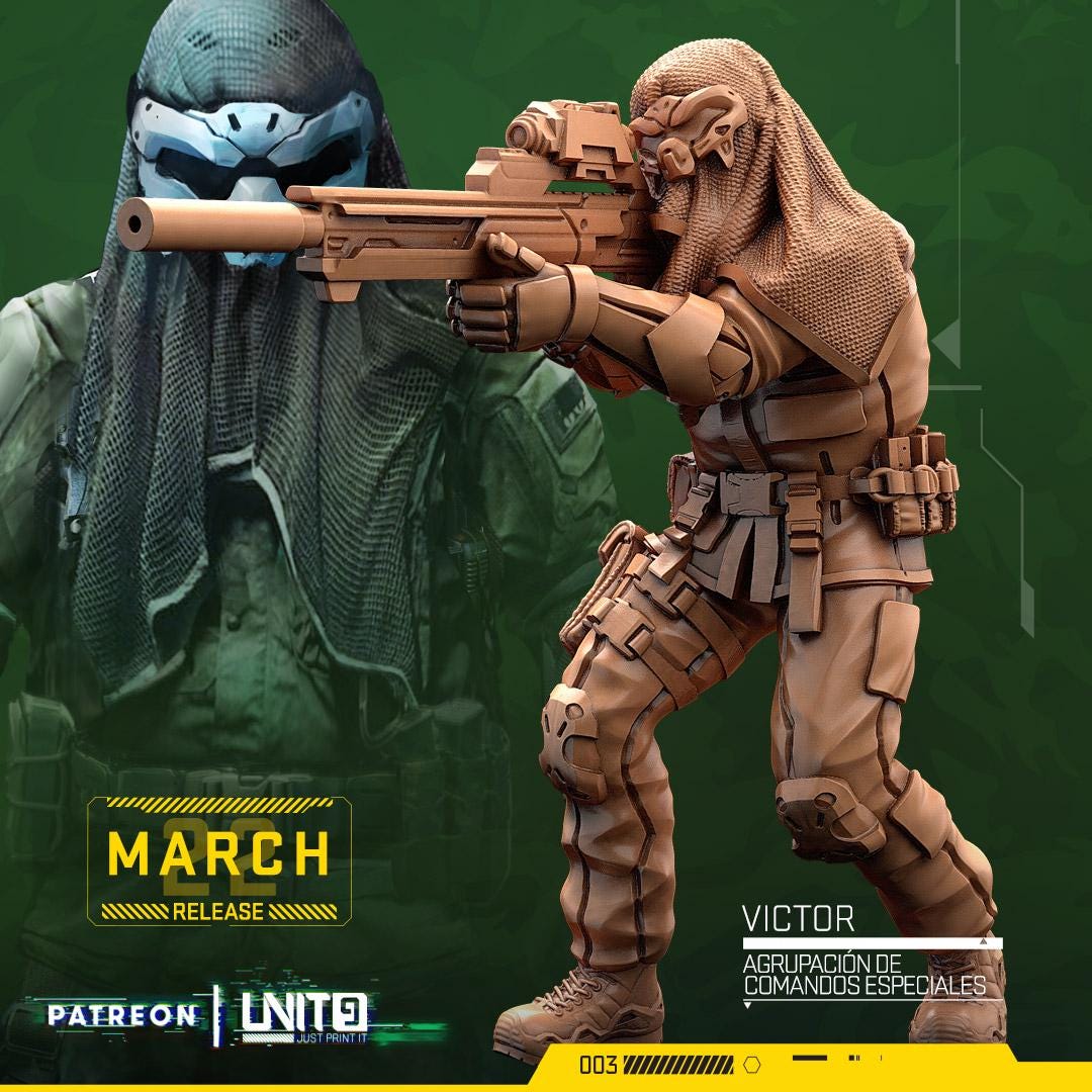 Mar 2022 - Tabletop miniature - Fantasy - 32mm - D&D Resin Miniature