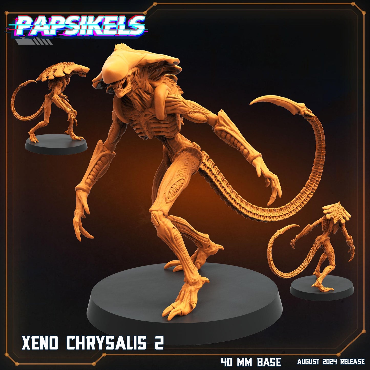 Xeno Chrisalis - Resin Miniature - Tabletop miniature - Fantasy Miniature - 32mm - D&D - Sci-fi Miniature- Papsikel