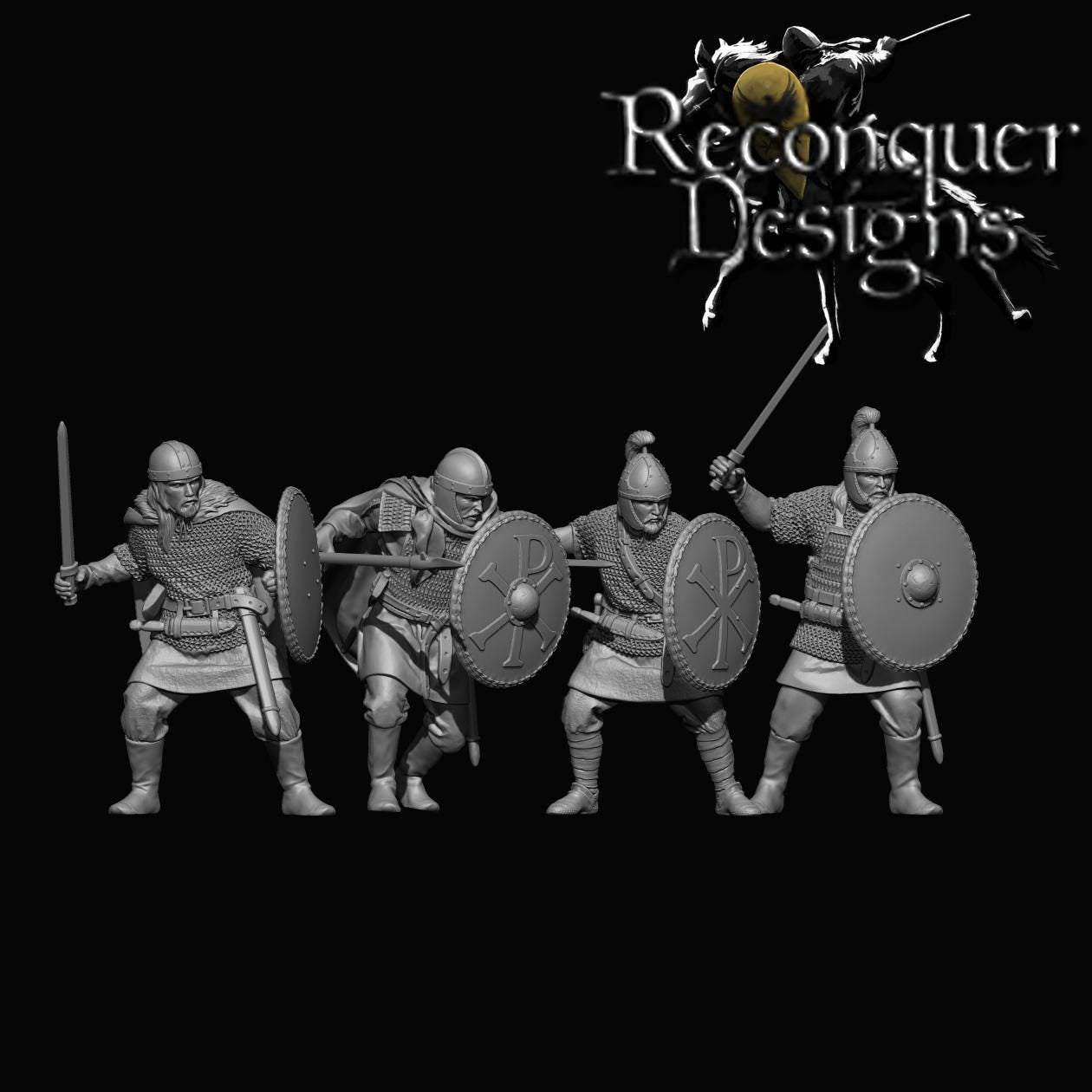 Visigoths - Resin Miniature - Tabletop miniature - Medieval Miniature
