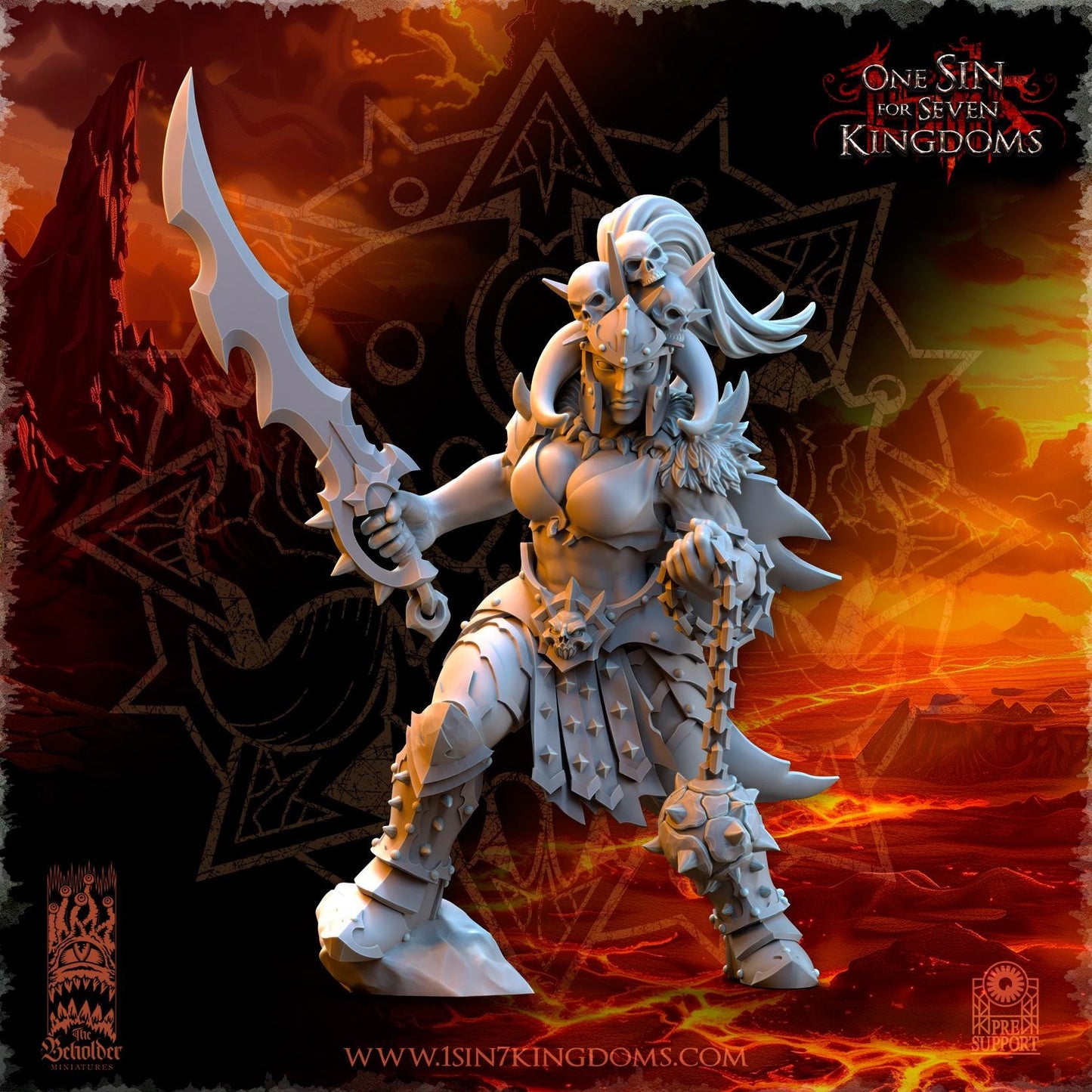 Vilka - 3D Printed Miniature - Fantasy Miniature -Tabletop Miniature - Tabletop Miniature - D&D - DnD