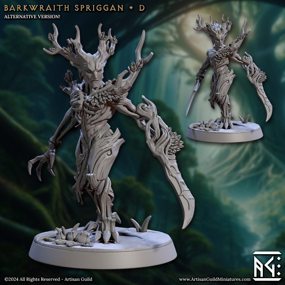 Spriggan - 3D Printed Miniature - Fantasy Miniature -Tabletop Miniature - Tabletop Miniature - D&D - Artisan Guild