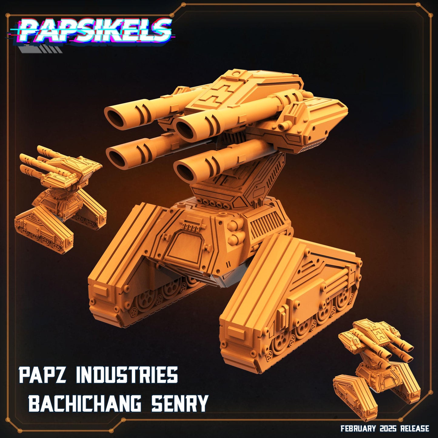 Bachichang sentry - Resin Miniature - Tabletop miniature - Fantasy Miniature - 32mm - D&D - Sci-fi Miniature - Papsikel