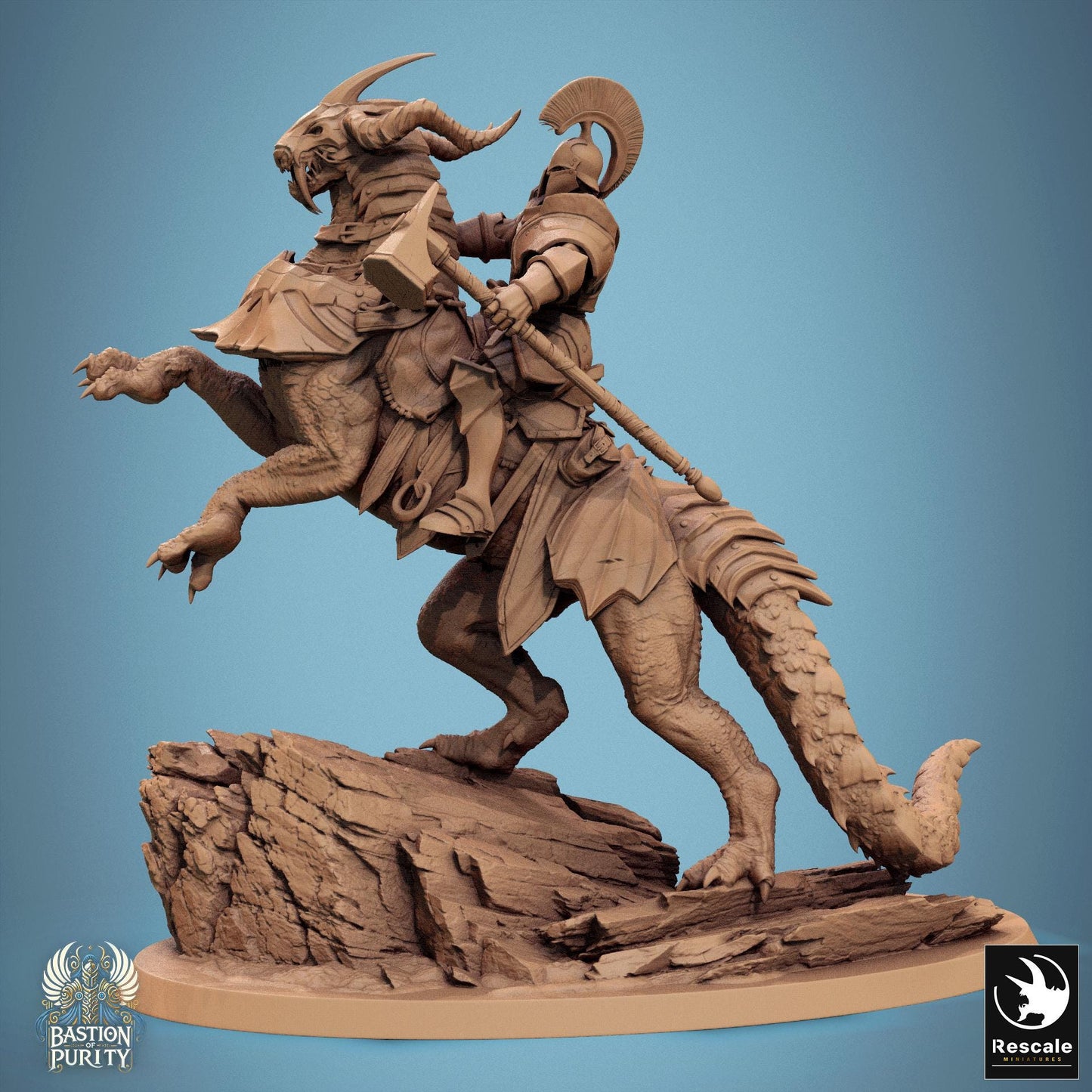 Dragoryx - Warriors - Resin Miniature - Tabletop miniature - Fantasy Miniature - 32mm - D&D - Sci-fi Miniature - Papsikel DnD