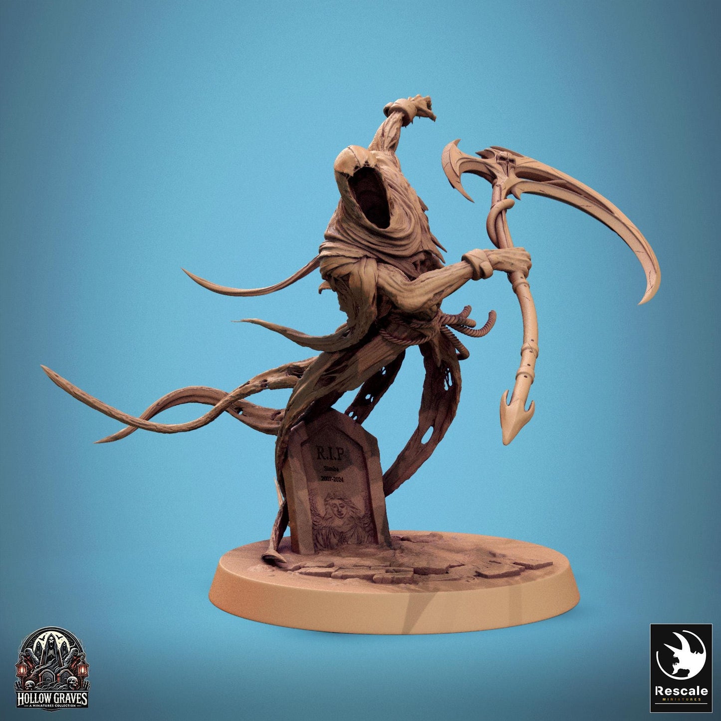 Death Ghost 1 - Resin Miniature - Tabletop miniature - Fantasy Miniature - 32mm - D&D - Sci-fi Miniature - Rescale DnD
