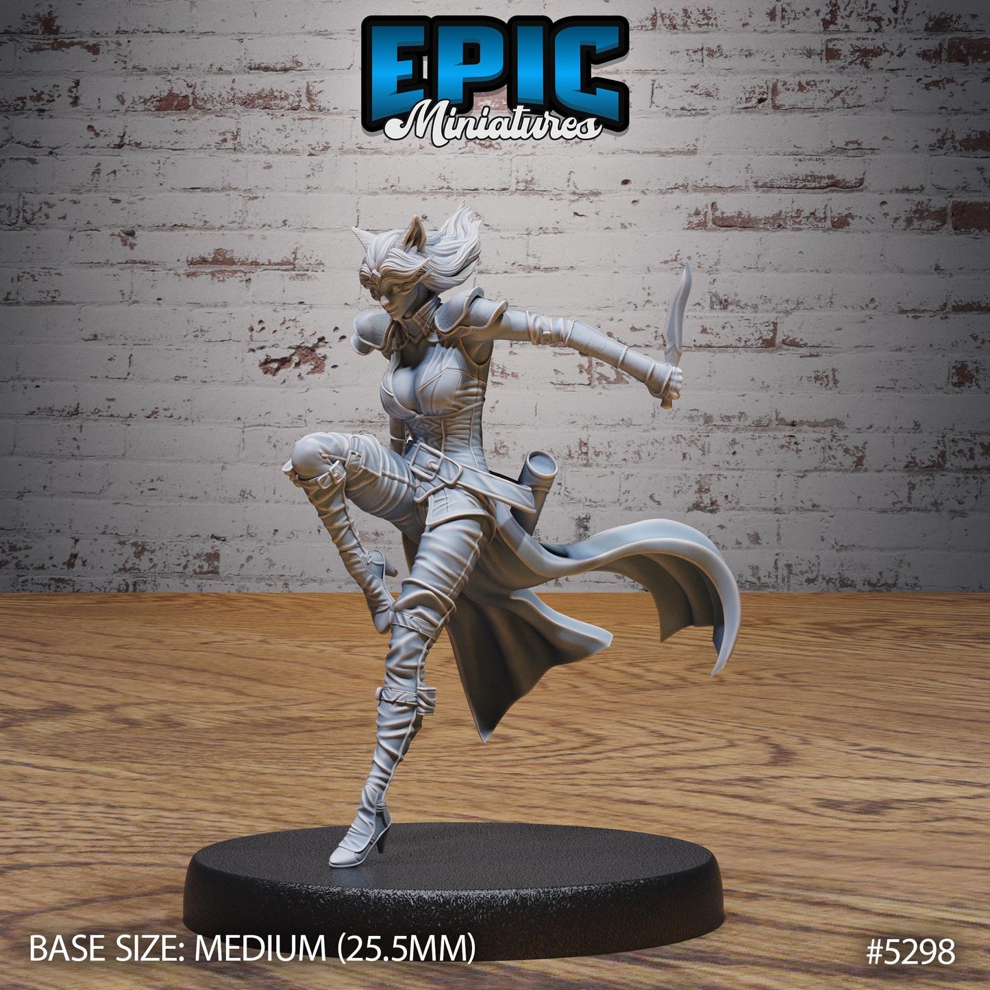 Cat Burglar - Resin Miniature - Tabletop miniature - Fantasy Miniature - 32mm - D&D - Sci-fi Miniature - Rescale