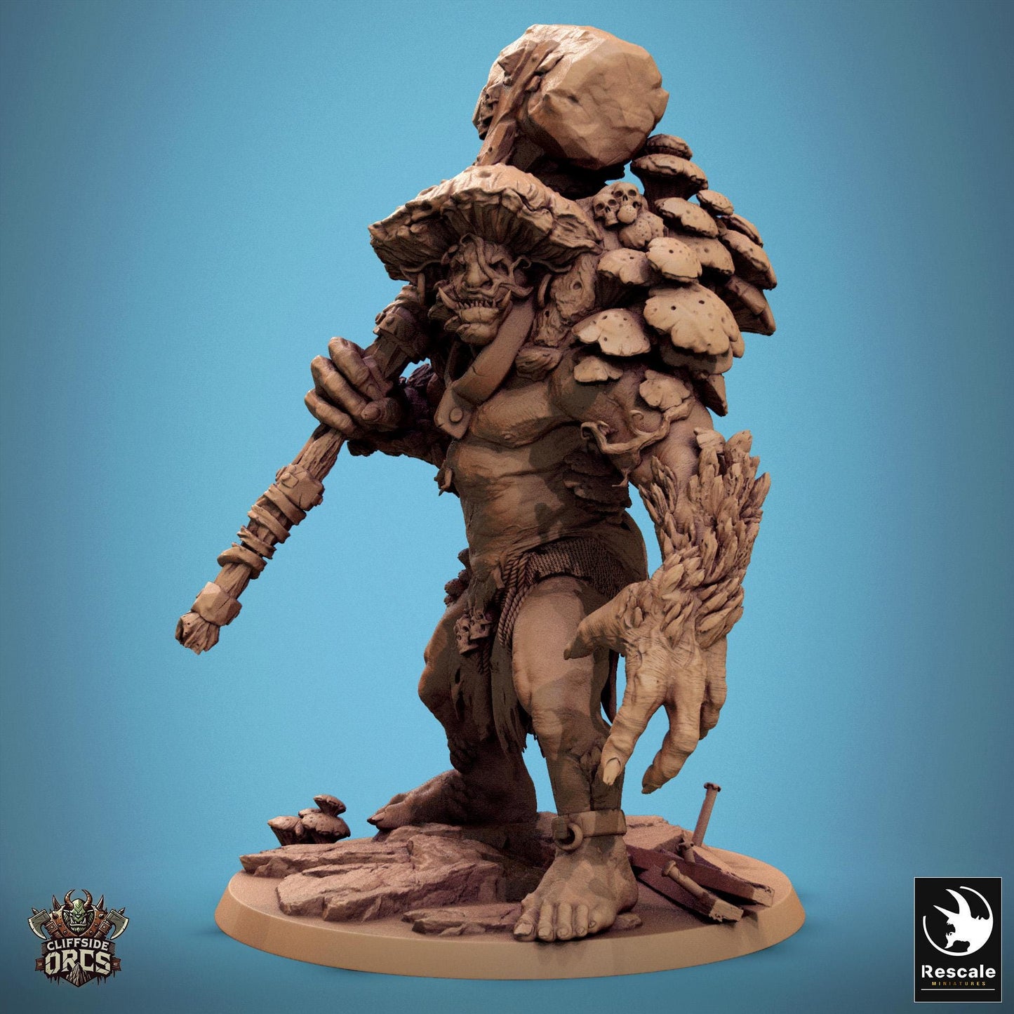Mycogar - Resin Miniature - Tabletop miniature - Fantasy Miniature - 32mm - D&D - Sci-fi Miniature - Papsikel DnD