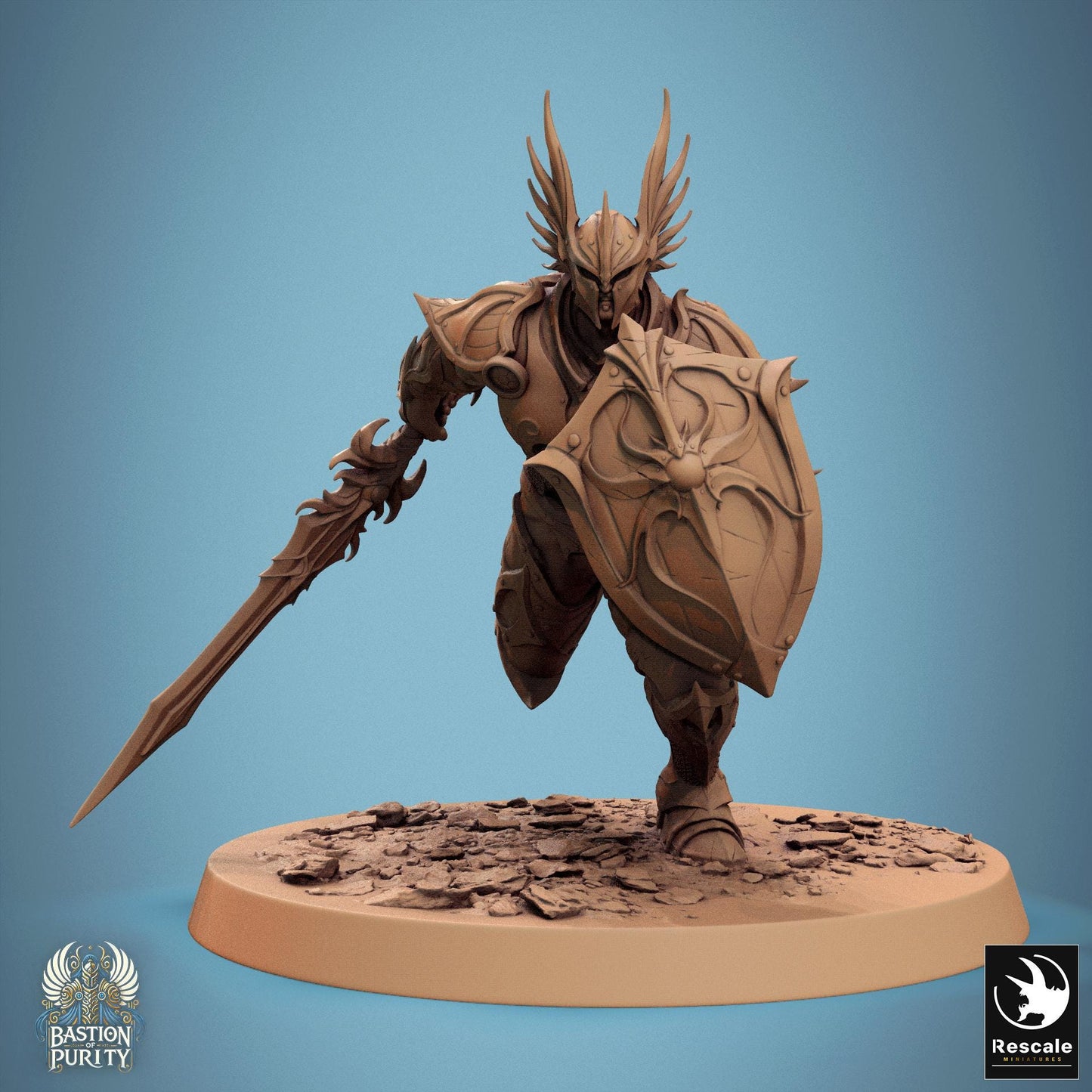 Sentinel Of Aetherium - Resin Miniature - Tabletop miniature - Fantasy Miniature - 32mm - D&D - Sci-fi Miniature - rescale DnD