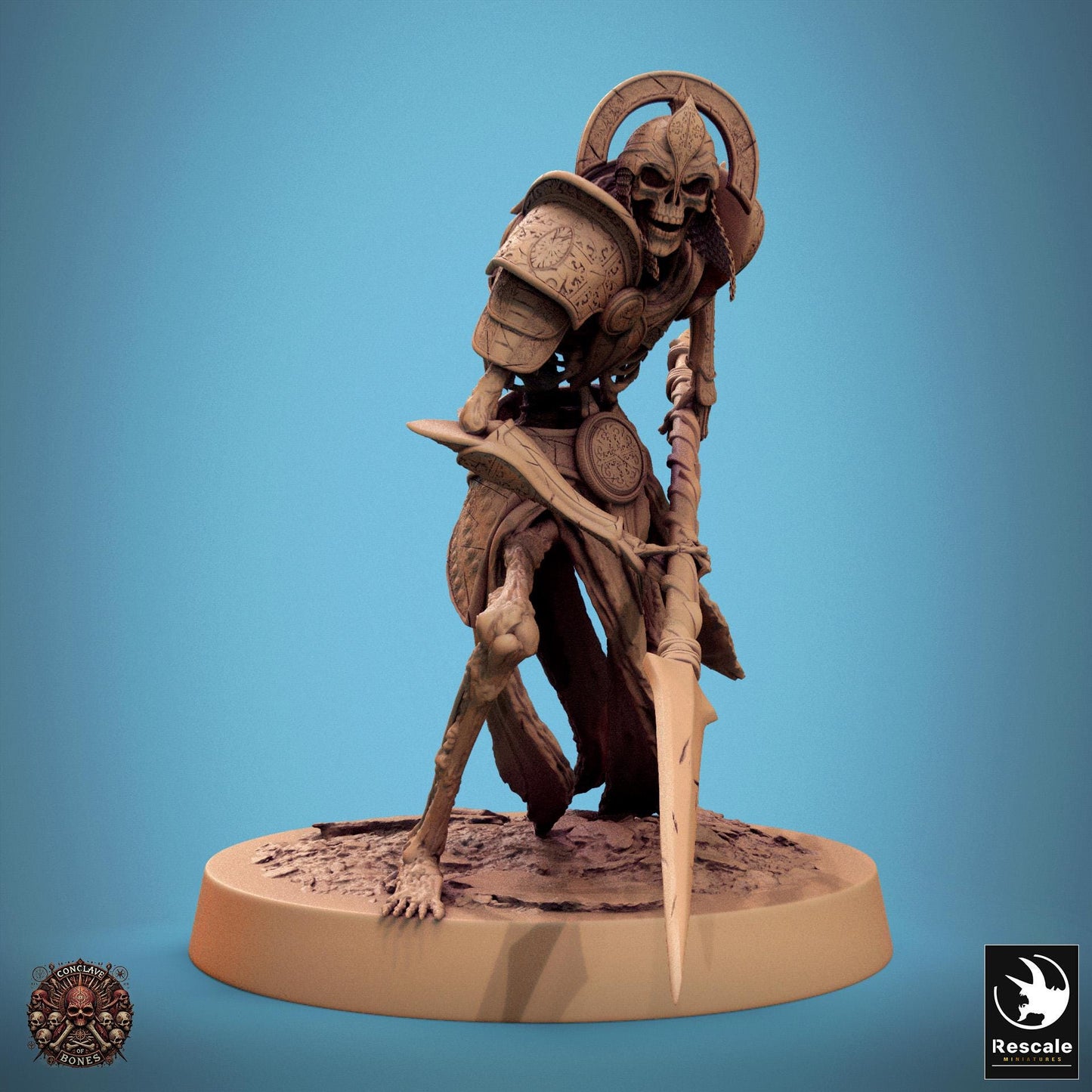 Persian Skeletons 1 - Resin Miniature - Tabletop miniature - Fantasy Miniature - 32mm - D&D - Sci-fi Miniature - Rescale DnD