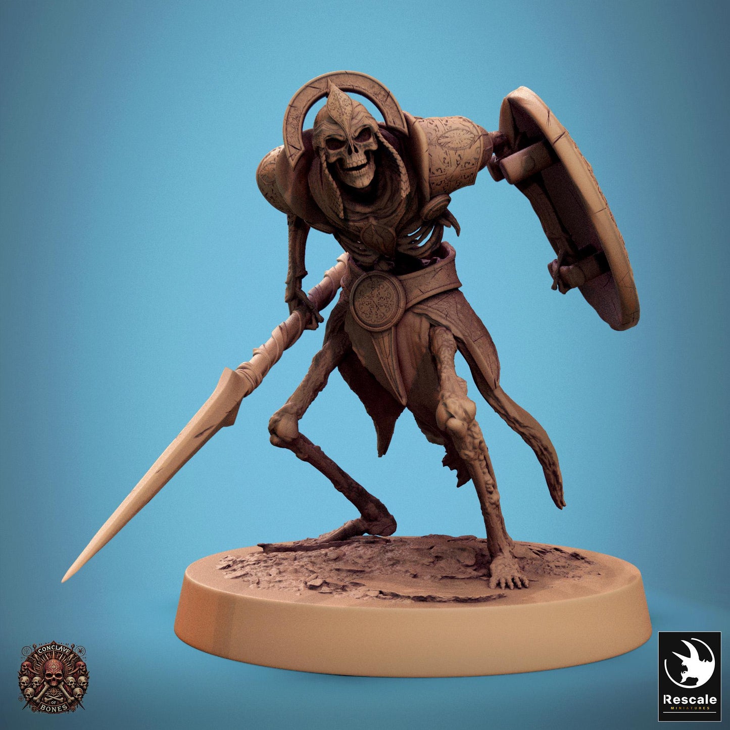 Persian Skeletons 1 - Resin Miniature - Tabletop miniature - Fantasy Miniature - 32mm - D&D - Sci-fi Miniature - Rescale DnD