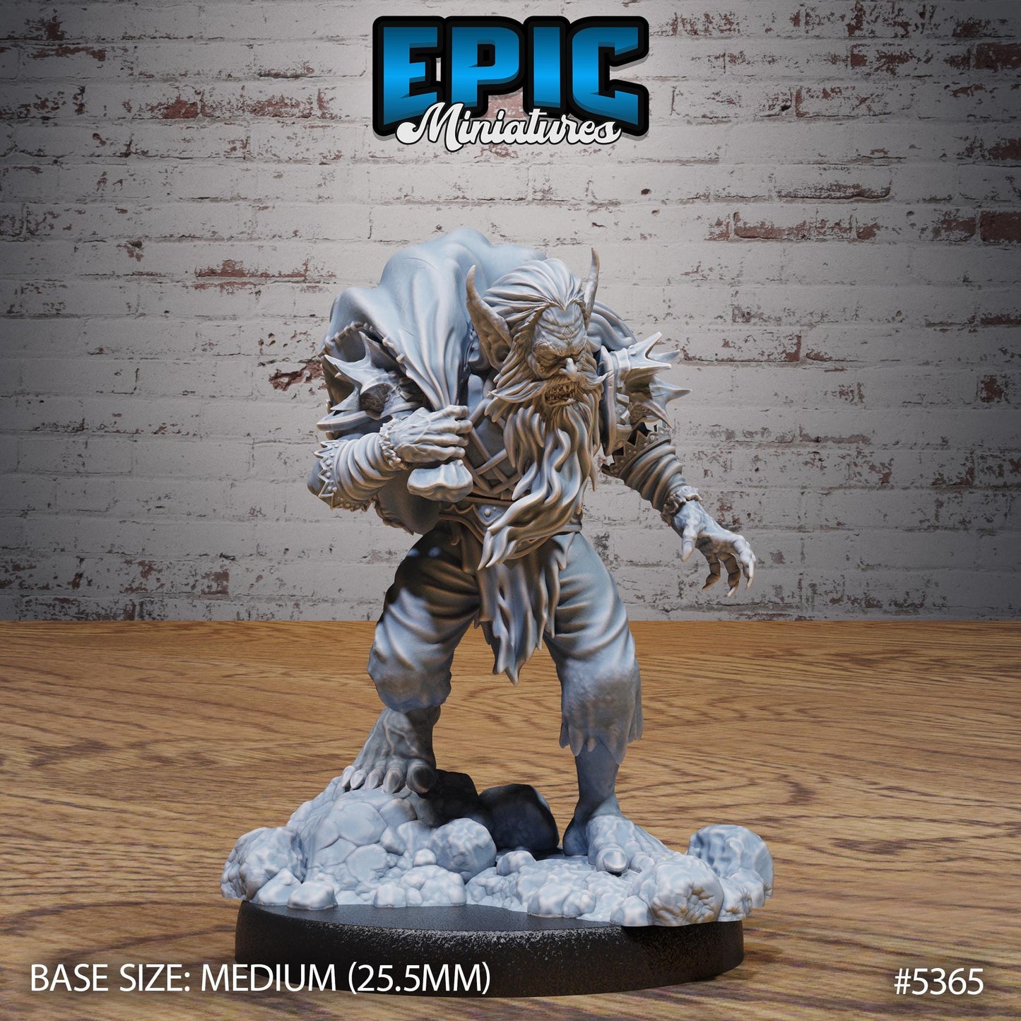 Dwarf Vampire - Resin Miniature - Tabletop miniature - Fantasy Miniature - 32mm - D&D - Sci-fi Miniature