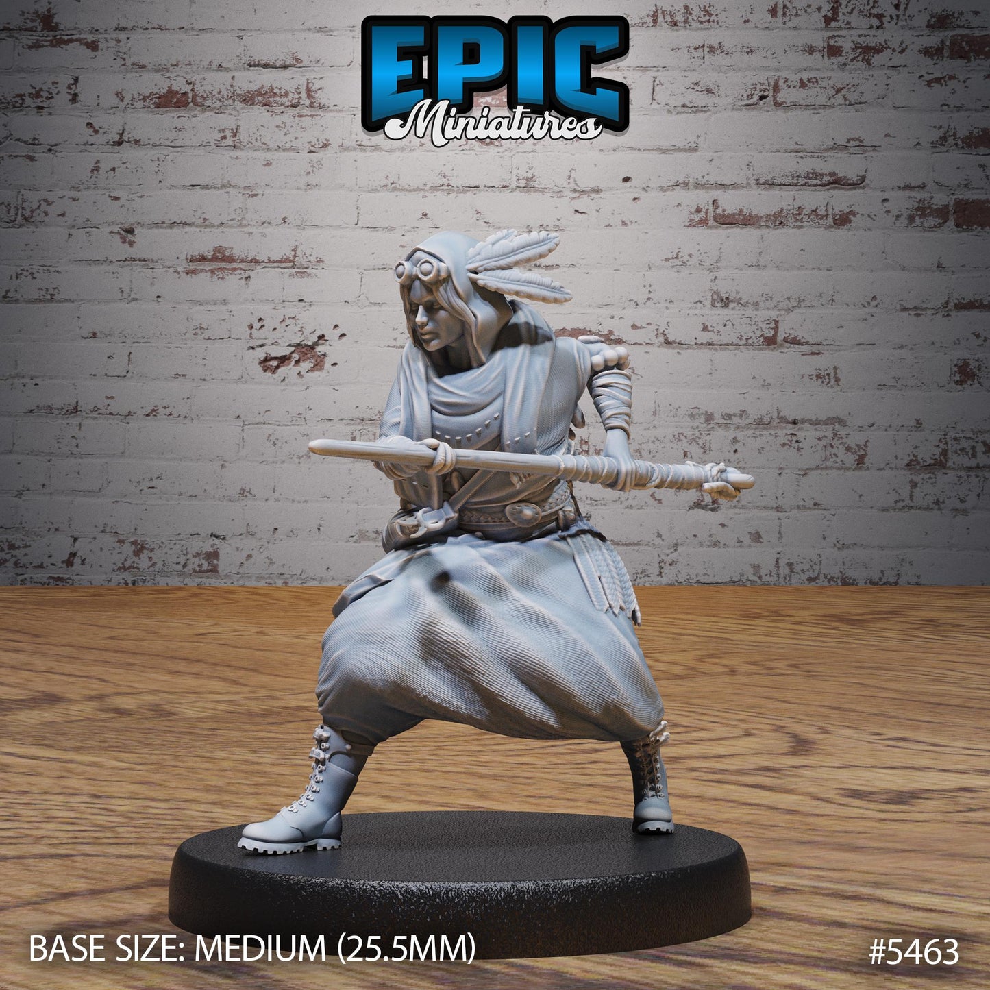 Desert Duid - Resin Miniature - Tabletop miniature - Fantasy Miniature - 32mm - D&D - Sci-fi Miniature