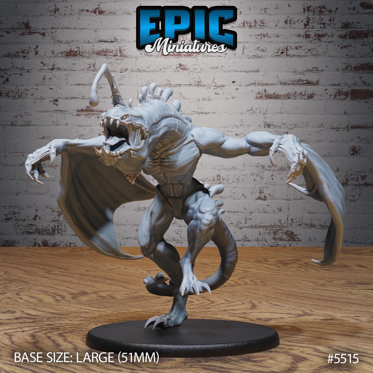 Angel Drake - Resin Miniature - Tabletop miniature - Fantasy Miniature - 32mm - D&D - Sci-fi Miniature - Rescale