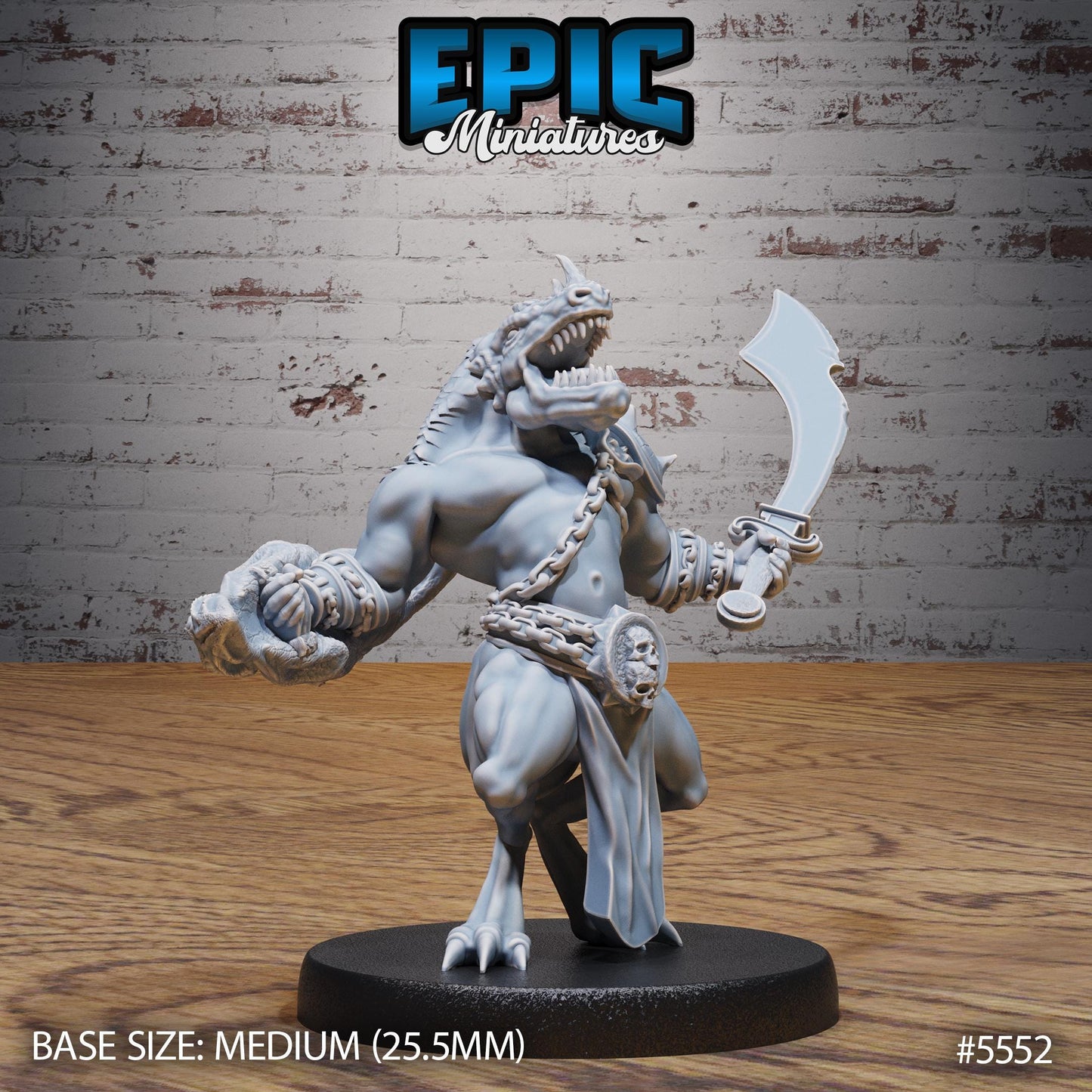 BluDragon - Resin Miniature - Tabletop miniature - Fantasy Miniature - 32mm - D&D - Sci-fi Miniature - Rescale