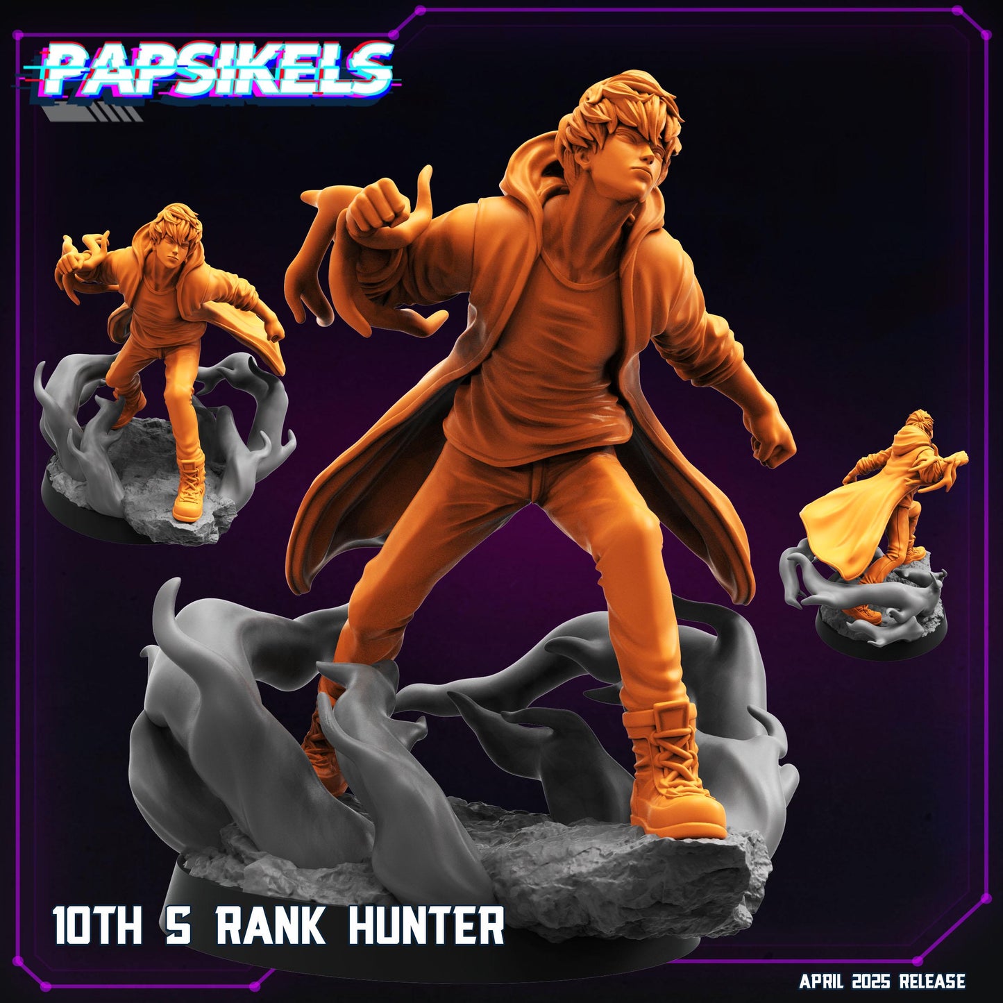 Rank Hunter - Resin Miniature - Tabletop miniature - Fantasy Miniature - 32mm - D&D - Sci-fi Miniature - Papsikel