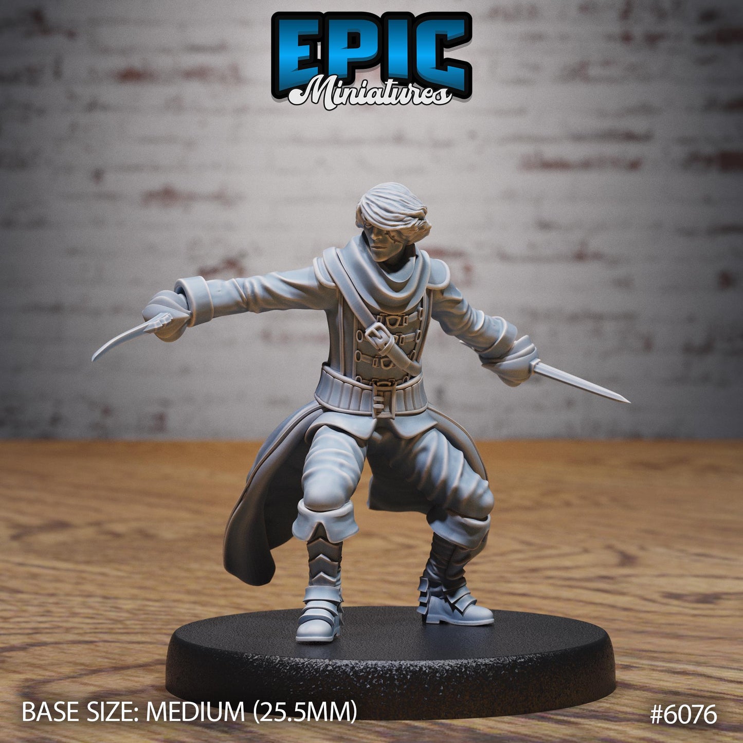 Sea Adventurer - Resin Miniature - Tabletop miniature - Fantasy Miniature - 32mm - D&D - Sci-fi Miniature