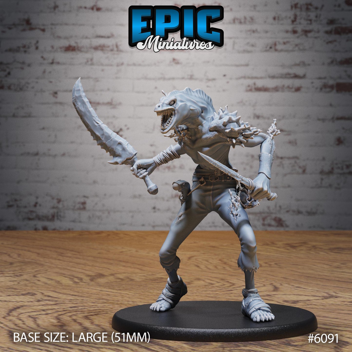 El Folk Pirate - Resin Miniature - Tabletop miniature - Fantasy Miniature - 32mm - D&D - Sci-fi Miniature