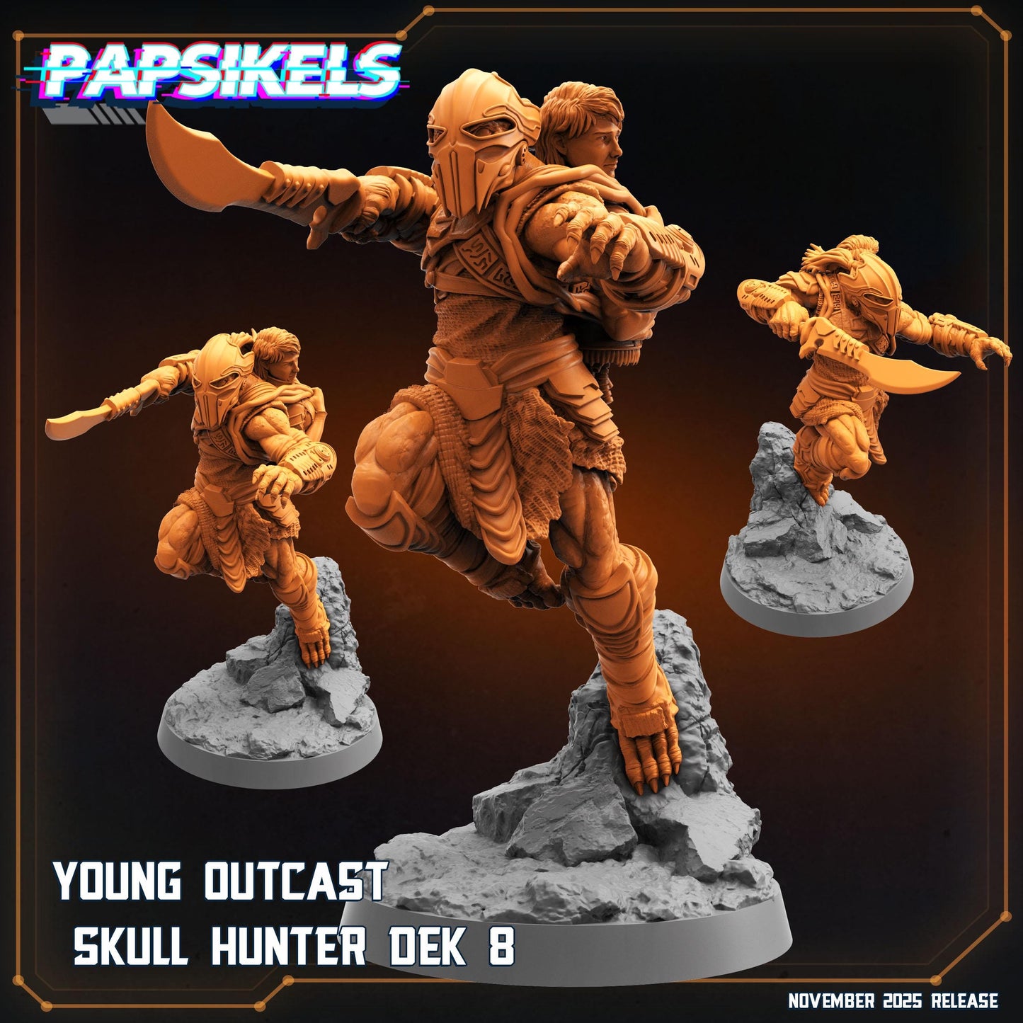 Young Outcast - Tabletop miniature - Fantasy - 32mm - D&D - Sc fi Papsikel