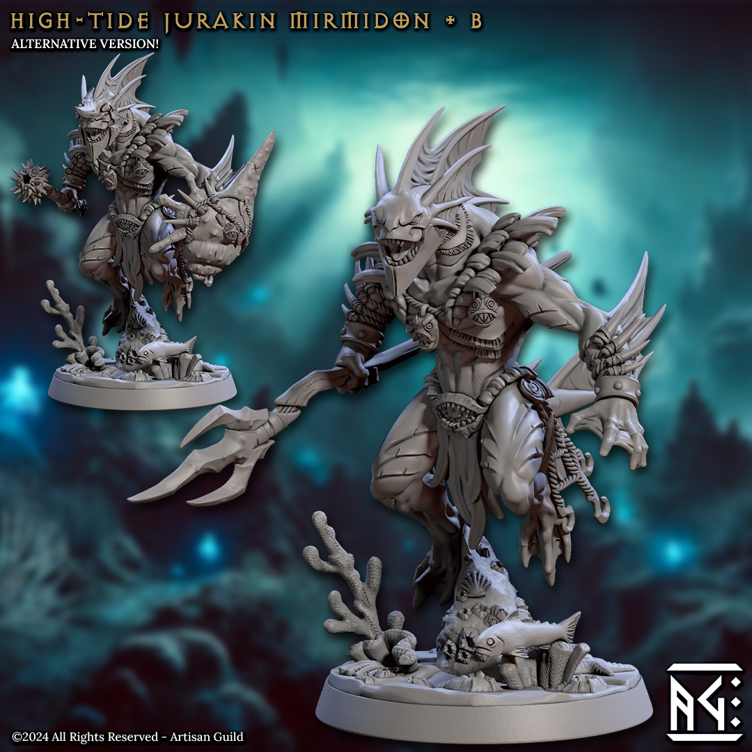 Artisan Guild August 2024 - 3D Printed Miniature - Fantasy Miniature -Tabletop  Miniature - Tabletop Miniature - D&D - Artisan Guild (Copy)