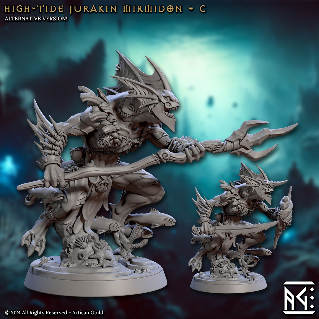 Artisan Guild August 2024 - 3D Printed Miniature - Fantasy Miniature -Tabletop  Miniature - Tabletop Miniature - D&D - Artisan Guild (Copy)