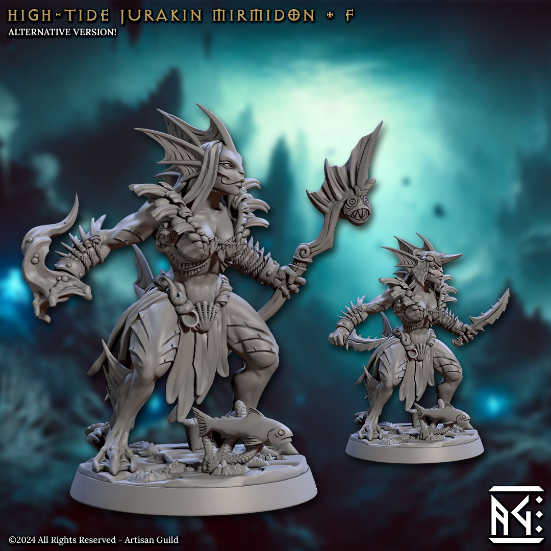 Artisan Guild August 2024 - 3D Printed Miniature - Fantasy Miniature -Tabletop  Miniature - Tabletop Miniature - D&D - Artisan Guild (Copy)