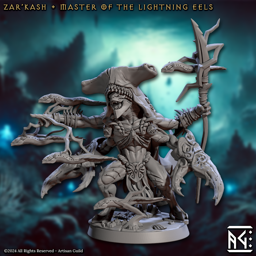 Artisan Guild August 2024 - 3D Printed Miniature - Fantasy Miniature -Tabletop  Miniature - Tabletop Miniature - D&D - Artisan Guild (Copy)