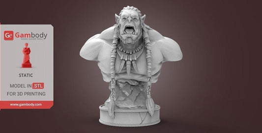 Durotan Bust 100mm