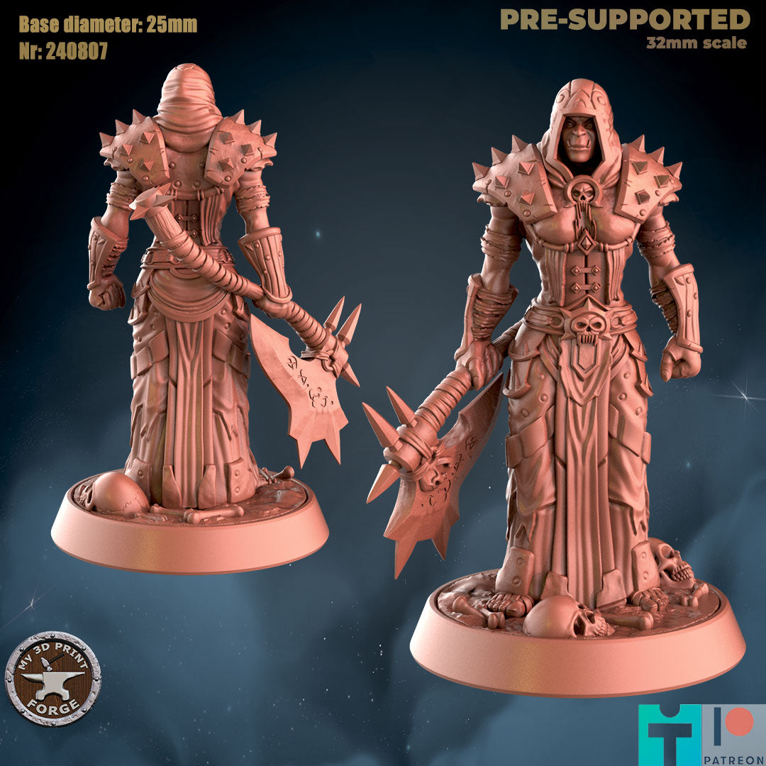 My 3d Print Forge August 2024 Release   -  Resin Miniature - Tabletop  miniature - Fantasy Miniature - 32mm - D&D -  Sci-fi Miniature