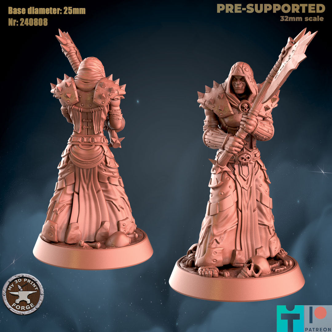 My 3d Print Forge August 2024 Release   -  Resin Miniature - Tabletop  miniature - Fantasy Miniature - 32mm - D&D -  Sci-fi Miniature