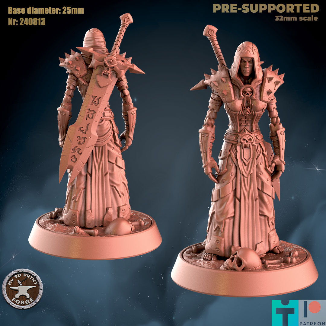 My 3d Print Forge August 2024 Release   -  Resin Miniature - Tabletop  miniature - Fantasy Miniature - 32mm - D&D -  Sci-fi Miniature