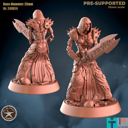 My 3d Print Forge August 2024 Release   -  Resin Miniature - Tabletop  miniature - Fantasy Miniature - 32mm - D&D -  Sci-fi Miniature