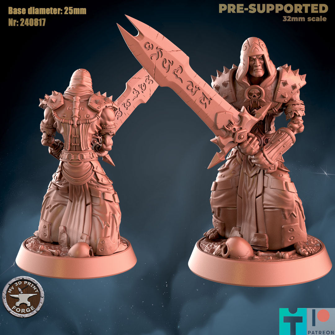 My 3d Print Forge August 2024 Release   -  Resin Miniature - Tabletop  miniature - Fantasy Miniature - 32mm - D&D -  Sci-fi Miniature