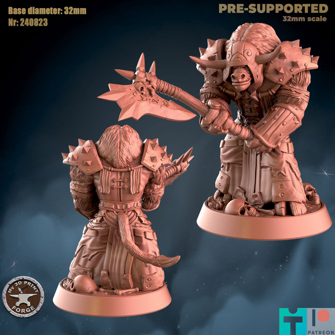 My 3d Print Forge August 2024 Release   -  Resin Miniature - Tabletop  miniature - Fantasy Miniature - 32mm - D&D -  Sci-fi Miniature