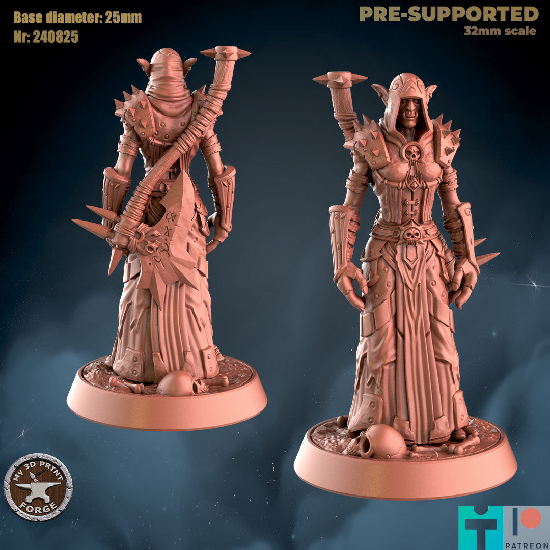 My 3d Print Forge August 2024 Release   -  Resin Miniature - Tabletop  miniature - Fantasy Miniature - 32mm - D&D -  Sci-fi Miniature