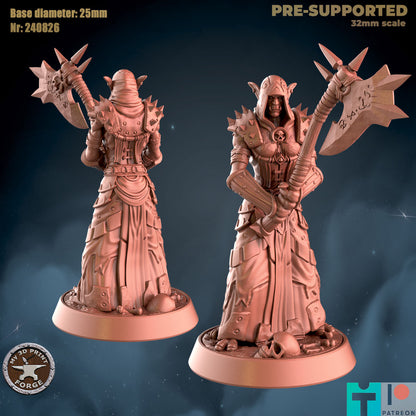 My 3d Print Forge August 2024 Release   -  Resin Miniature - Tabletop  miniature - Fantasy Miniature - 32mm - D&D -  Sci-fi Miniature